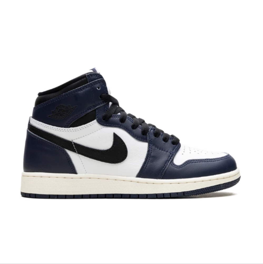 Nike Air Jordan 1 Retro High OG Midnight Navy GS Size 6Y Womens Size 7.5